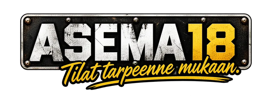 Asema 18 – Tilat tarpeenne mukaan.